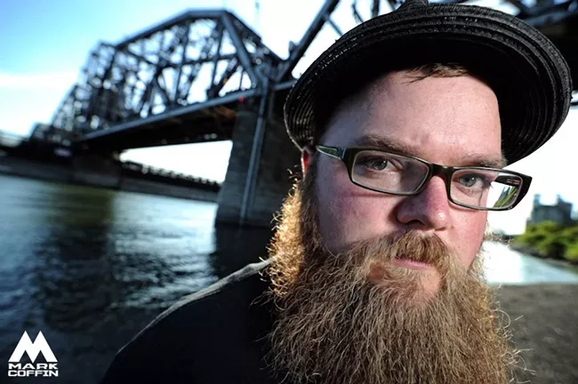 IT’S ALL ABOUT THE BEARD! : On Jan. 17, McDougall will bring his incredible beard and incredible talent to the Frog and Peach. - PHOTO BY MARK COFFIN