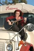 RACHEL AND HER TRUSTY BUS PATIENCE : Folk rocker Rachel Sedacca plays a May 10 CD release party at the next M·sica Del RÌo House Concerts. - PHOTO BY CASEY MICHELLE STEVENS