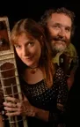 TWO PEOPLE, 20 INSTRUMENTS : Folk duo Four Shillings Short brings their diverse sounds to Coalesce Bookstore on Feb. 6. - PHOTO COURTESY OF FOUR SHILLINGS SHORT