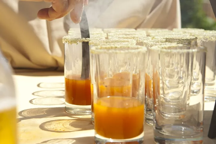 A real smoke infused Michelada (beer and tomato based juice cocktail). - PHOTO BY STEVE E. MILLER