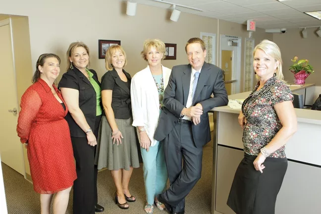 THE CENCAL CREW : The staff of CenCal Health includes Mary Rose Niemi, Administrative Assistant; Angie Ireson, Registered Nurse; Kristin Morley, Manager of Community Relations and Marketing; Sherry Kennedy, Registered Nurse; Bob Freenan, Deputy CEO; and Theresa Merkle, Pro - PHOTO BY STEVE E. MILLER