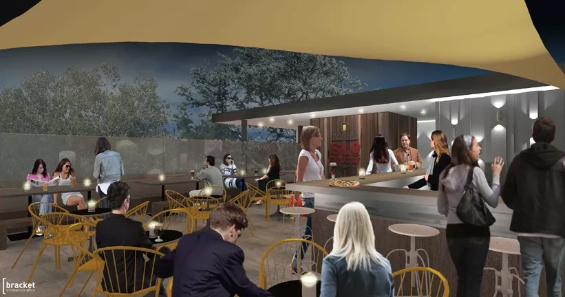 A ROOF WITH A VIEW : The most contentious feature of the new plan is a small rooftop dining area that will hold 49 patrons.