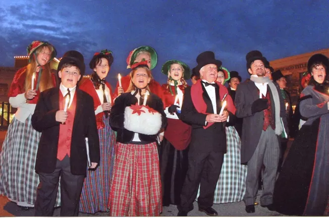 BRING THEM SOME FIGGY PUDDING! : The Village Carolers are one of several groups performing at the Clark Center on Dec. 18 for the fourth annual Arroyo Grande Rotary Club Community Christmas and Holiday Sing-Along. - PHOTO COURTESY OF THE VILLAGE CAROLERS