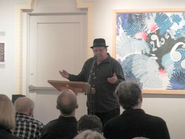 "LANGUAGE OF THE SOUL": SLO poet laureate emeritus Kevin Patrick Sullivan will read with fellow laureates at the SLO City Library on April 26. - PHOTO BY PATTI SULLIVAN