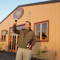TOAST OF THE TOWN : Bryan (pictured) and Martin Friedman’s winery is a welcome new arrival in Pismo Beach. - PHOTO BY STEVE E. MILLER