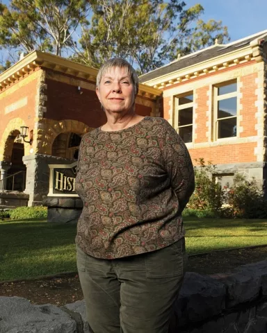 HEARST CASTLE'S INDIANA JONES : Elise Wheeler, archaeologist and president of the SLO County Historical Society, will lead a workshop about Cultural Landscapes on Jan. 12. - PHOTO BY STEVE E. MILLER