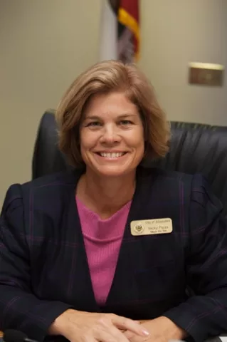 BECKY PACAS : "I will work with Atascadero staff to help improve Atascaderos financial situation." - PHOTO BY JESSE ACOSTA