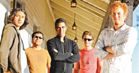 BLUE EYED SOUL : Nevada-based world beat band Sol'Jibe plays Frog and Peach on March 6. - PHOTO COURTESY OF SOL'JIBE