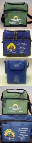 PACK SOMETHING ELSE : These canvas lunchboxes are being recalled by health officials because they could contain elevated levels of lead. - PHOTOS COURTESY OF THE CHILD HEALTH AND DISABILITY PREVENTION PROGRAM