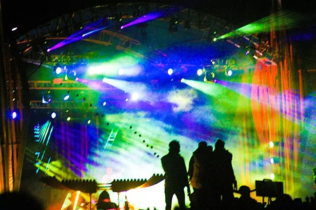MAIN STAGE: The main stage at Lightning in a Bottle features incredible productions that are sure to stimulate your senses. - PHOTO BY DYLAN HONEA-BAUMANN