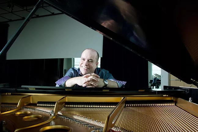 LATIN JAZZ, MAN: Hear three-time Grammy Award winner Oscar Hernandez and Alma Libre Quintet on Jan. 21, in a SLO Jazz Fed concert at Unity Concert Hall. - PHOTO COURTESY OF OSCAR HERNANDEZ