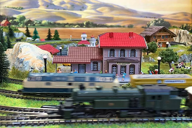 z gauge model railway