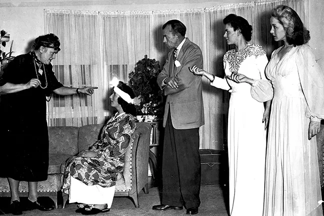 BACK IN THE DAY: The former SLO Little Theatre’s first production was 'Blithe Spirit,' put on in 1947 by a group of seven local actors. - PHOTO COURTESY OF SLO REPERTORY THEATRE