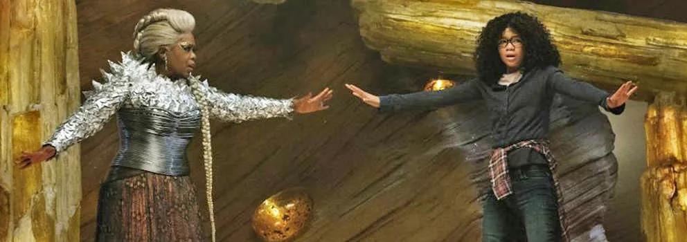 HAPPY MEDIUM Meg Murry (Storm Reid, right) struggles to find balance within herself after the disappearance of her father, even though others, like Mrs. Which (Oprah Winfrey, left), believe in her. - PHOTO COURTESY OF WALT DISNEY PICTURES
