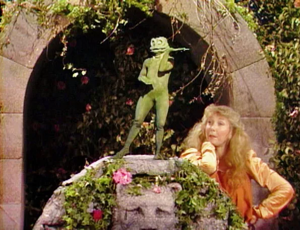 FROG PRINCE Guess which actor is donning the frog costume in the pilot episode of Faerie Tale Theatre? - PHOTO COURTESY OF SHOWTIME