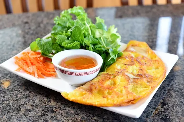 Banh xeo at Gia Gia Vietnamese Family Restaurant, Friday, March 4, 2016. - GARETT FISBECK