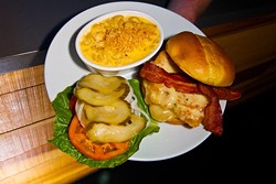 The CCB Sandwich and mac and cheese (Mark Hancock)