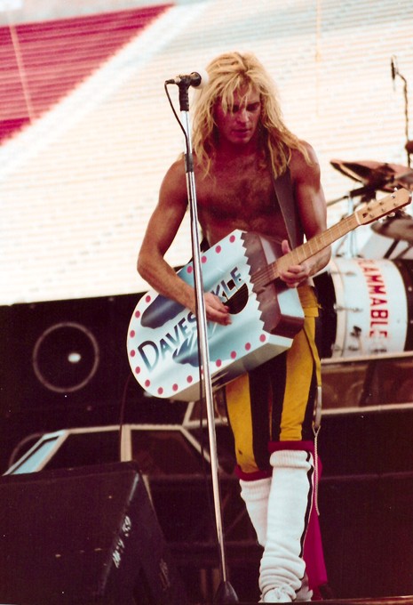 Van Halen rocks Owen Field during the original Rocklahoma festival in September 1980. (Ronnie Green / Provided)