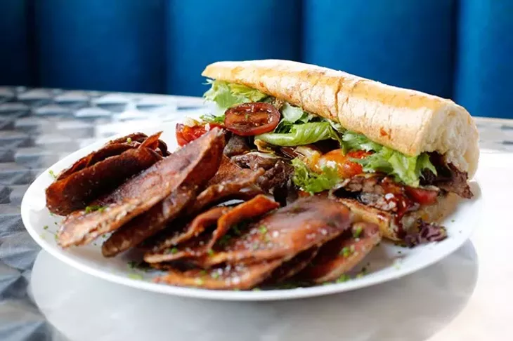 “Soy-f and Turf” Sandwich (Garett Fisbeck)