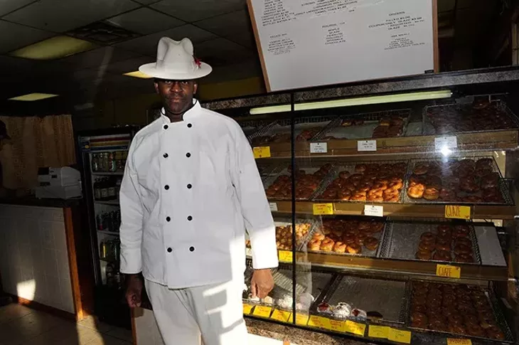 Younts Waters poses for a photo at Polar Donuts in Oklahoma City, Tuesday, Jan. 27, 2015. - GARETT FISBECK