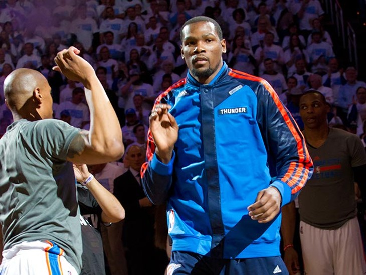 Kevin Durant has paired with Kind. (Shannon Cornman / File)