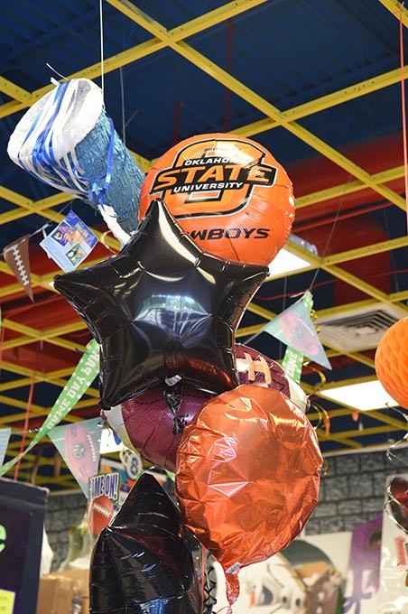 OSU Football party baloons at Party Galaxy, 1700 Belle Isle Blvd.  mh