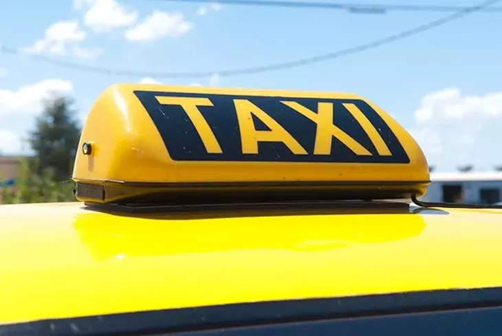 TAXI light atop a Thunder Cab. - MARK HANCOCK