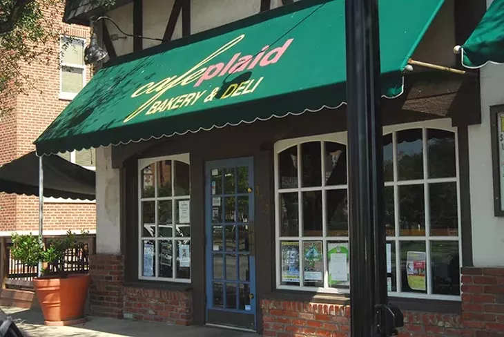 Cafe Plaid, located on Boyd Street in Norman's Campus Corner. mh