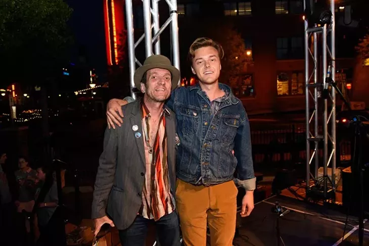Tyson Meade and Parker Millsap during the Oklahoma Gazette Music Awards at Metro Music Fest, Friday, Apri 8, 2016. - GARETT FISBECK