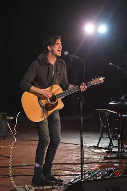 Chase Kerby performs at the Crown Jewel Amphitheater, on the evening of November 4, 2015 as part of the Edgemere Under the Stars series. - MARK HANCOCK