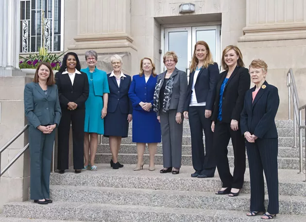 Kristy Yager, Public Information and Marketing Director by mh - Dianna Berry, Personnel Director (she’s an attorney) - Frances Kersey, City Clerk - Marsha Slaughter. P.E., Utilities Director (she’s an engineer) - Laura Johnson, Assistant City Manager - Debi Martin, Chief of Staff for the City Council - Jane Abraham, Community and Government Affairs Manager - Aubrey Hammontree, Planning Director - Paula Falkenstein, General Services Director