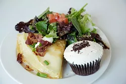 Lunch Special at Pierre Pierre Creperie (Garett Fisbeck)