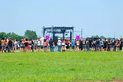 Lines form at a recent festival at Downtown Airpark (Shannon Cornman)