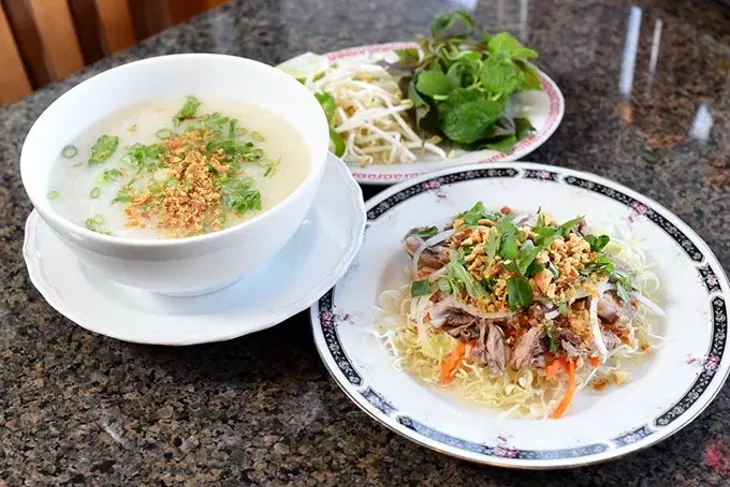 Duch chao at Gia Gia Vietnamese Family Restaurant, Friday, March 4, 2016. - GARETT FISBECK