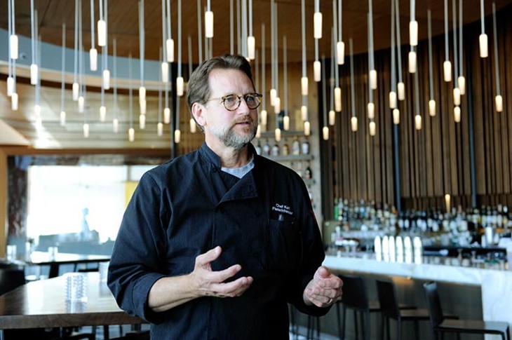 Chef Kurt Fleischfresser talks about changes at Vast in Oklahoma City, Thursday, May 21, 2015. - GARETT FISBECK