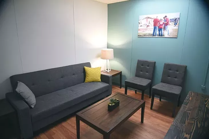The Counseling Room at Moore's Community Renewal Center, something Chris Fox said they have never had before. mh