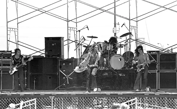 Oklahoma City’s first look at Van Halen on August 1978 at the State Fair Grandstand. (Rich Galbraith / Provided)