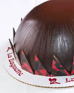 Chocolate bomb at La Baguette