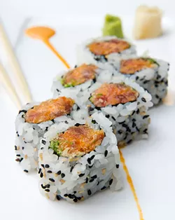 Spicy crunchy tuna roll at Tsubaki. (Shannon Cornman)
