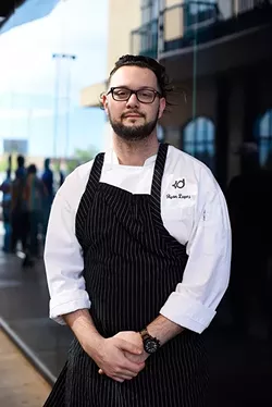 Chef Ryan Lopez poses for a photo at KD's in Bricktown, Monday, March 14, 2016. - GARETT FISBECK