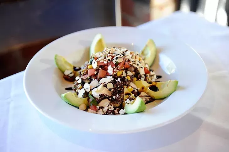 Quinoa and avocado salad at Cheever's in Oklahoma City, Monday, Jan. 26, 2105. - GARETT FISBECK