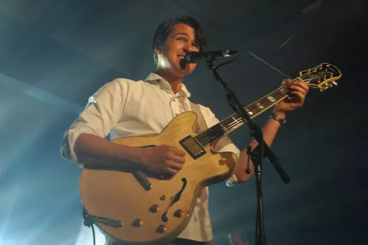 Ezra Koenig, frontman (Devon Green)