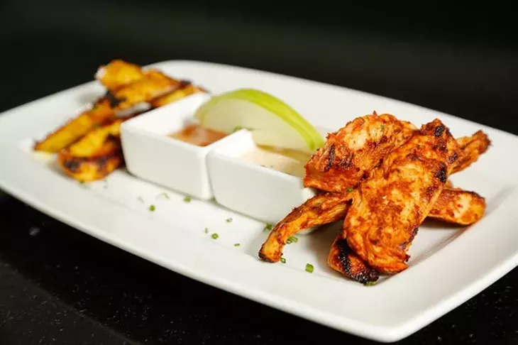 Curried chicken at The George Prime Steakhouse. (Garett Fisbeck)