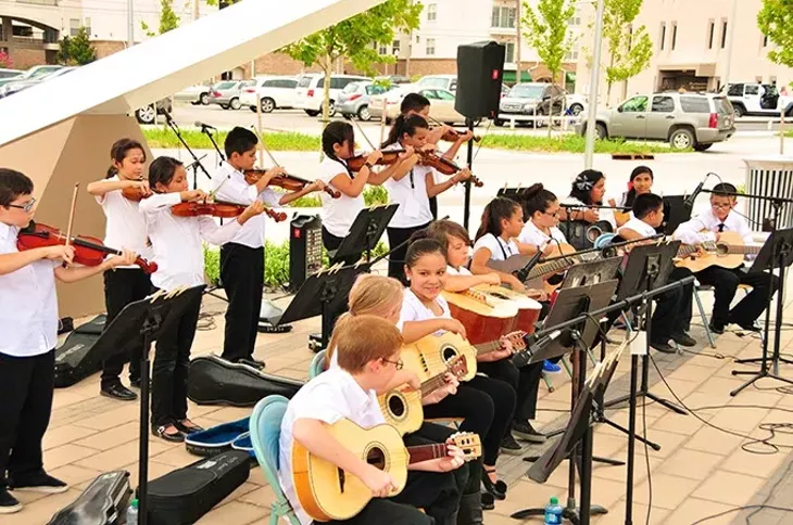 Kids perform at last year’s Wiggle Out Loud event.