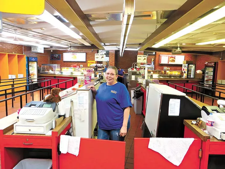 Pam Hudgins is the manager of Winchester’s concession operation. (Brett Dickerson)