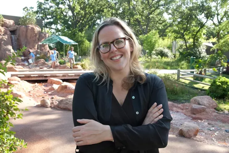 Louisa McCune-Elmore, executive director for the Kirkpatrick Foundation at the Oklahoma City Zoo in this 1012 file photo. mh