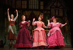 (L to R) Kaitlyn Davidson, Blair Ross, Kimberly Fauré and Aymee Garcia from the Rodgers + Hammerstein’s Cinderella tour - CAROL ROSEGG / PROVIDED