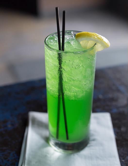 Liquid Marijuana cocktail is served at Tramps Bar in Oklahoma City, Monday, June 13, 2016. - EMMY VERDIN