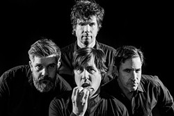 December 20, 2016. Durham, North Carolina. - Promotional photographs of The Mountain Goats for their new album GOTHS - JEREMY M. LANGE
