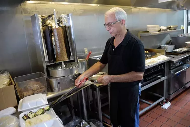 Iranian-born Fred Foroozan said it took time for locals to open up to Turkish and Persian cuisine at The Mediterranean Grill. (Garett FIsbeck)
